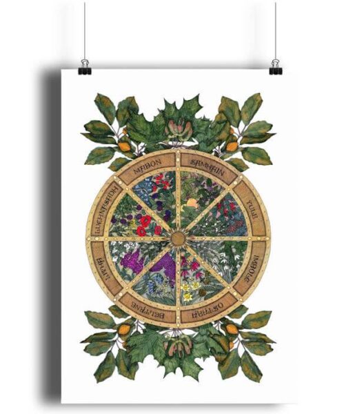 Wheel Of The Year Giclée Art Print